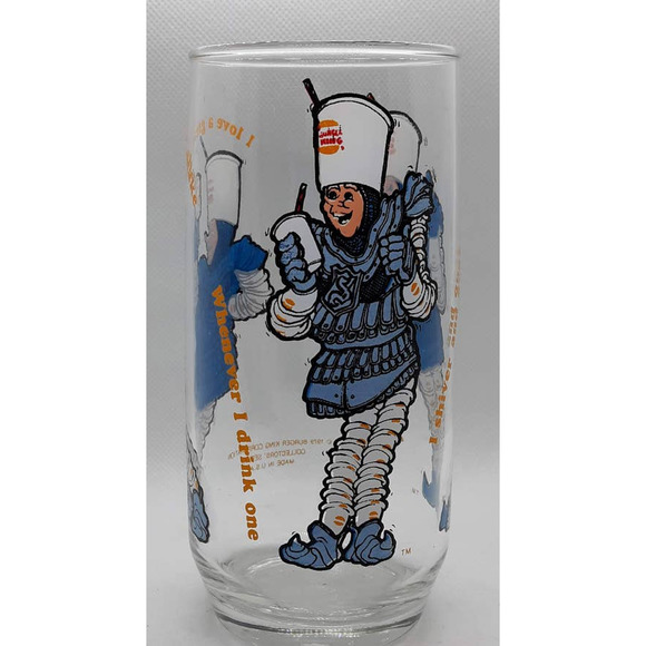 1985 The Chipmunks Simon Glass and 1979 BK Sir Shake A Lot Glass - Picture 3 of 4